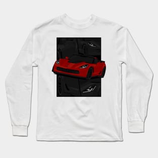 Z06 DARK-RED Long Sleeve T-Shirt